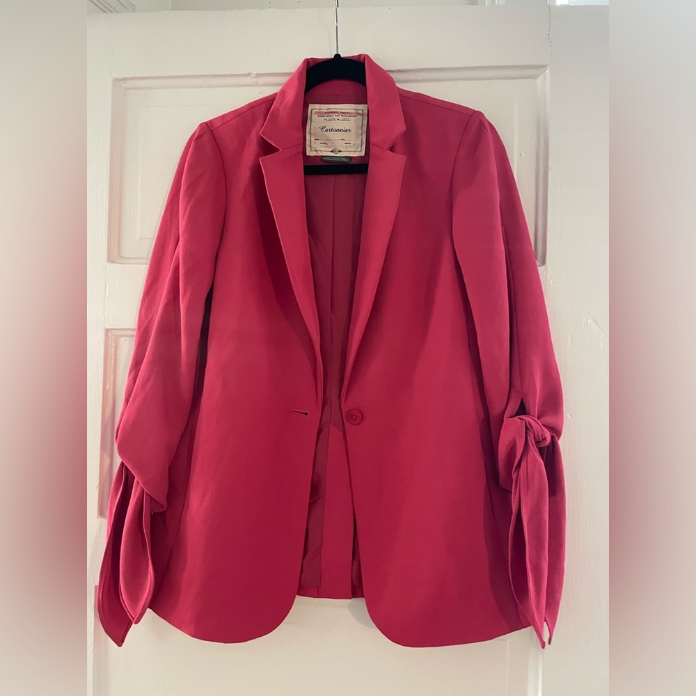 Anthropologie pink blazer!